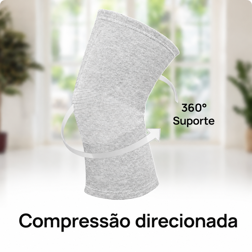 Joelheira Ortopédica de Suporte com Extrato de Bambu Octara™
