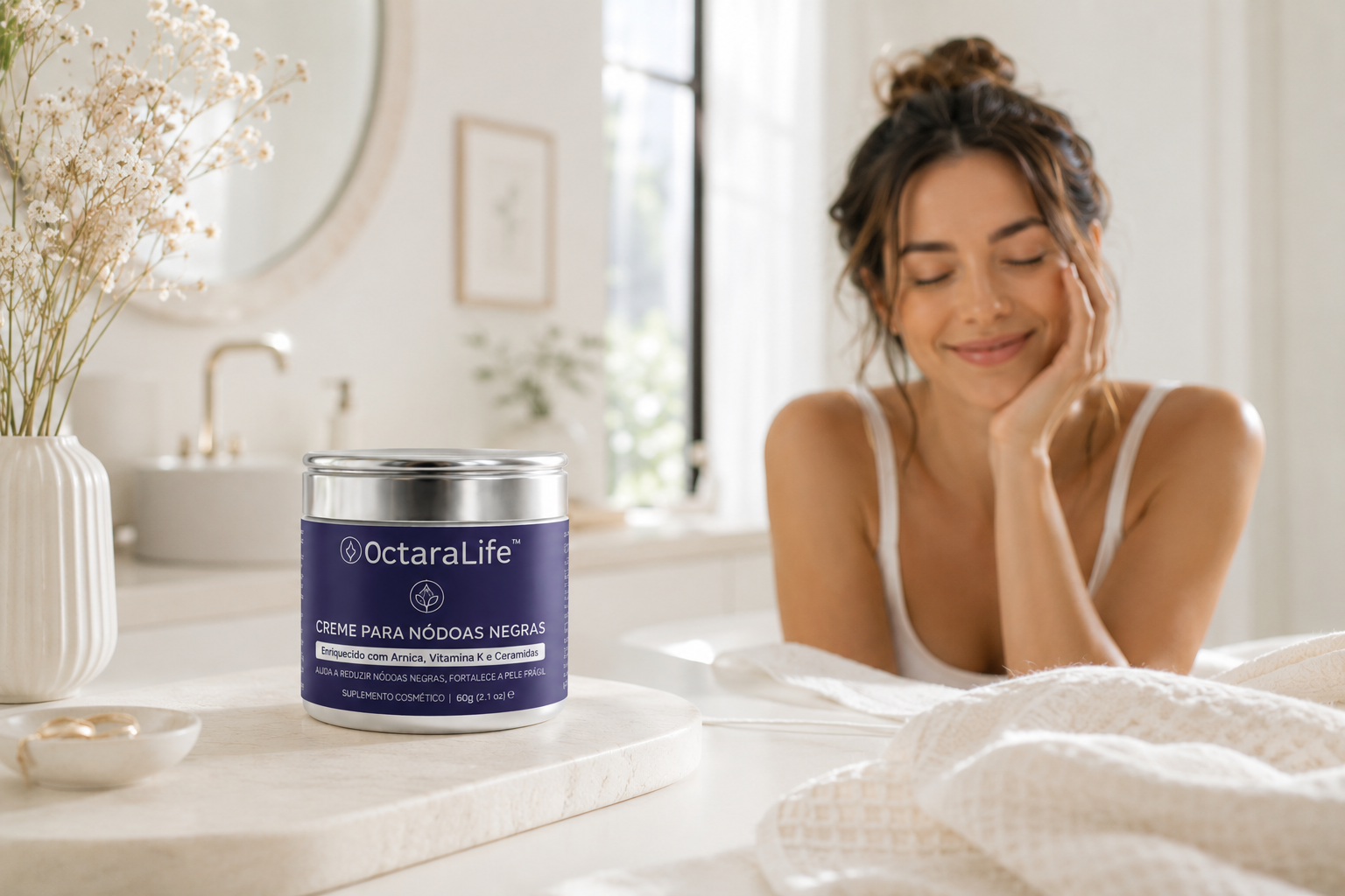 OctaraLife™ Creme para Nódoas Negras – Arnica, Vitamina K e Ceramidas