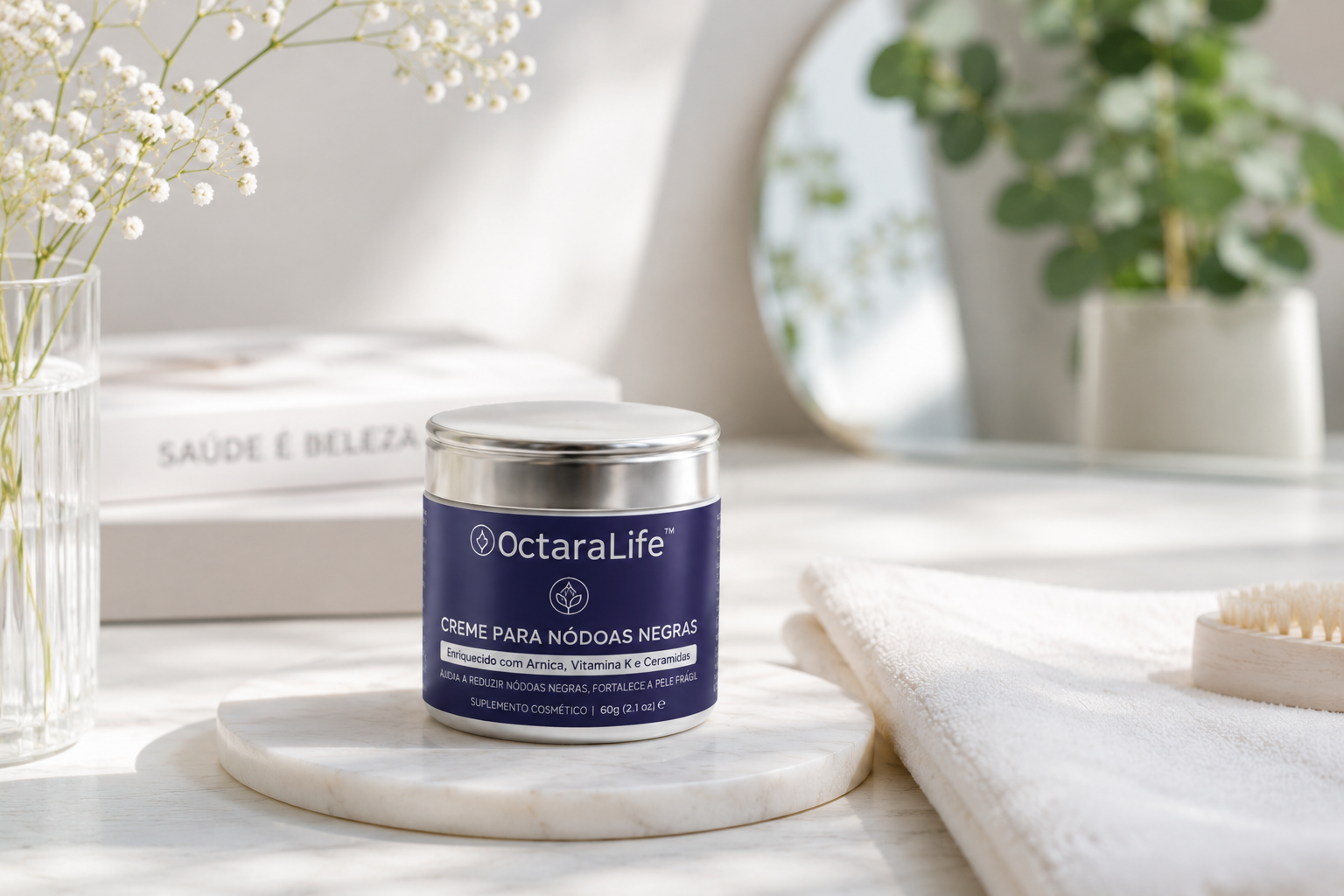 OctaraLife™ Creme para Nódoas Negras – Arnica, Vitamina K e Ceramidas