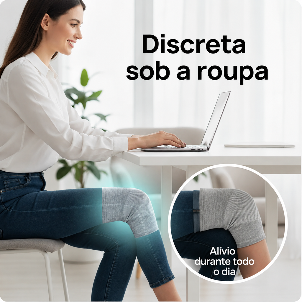 Joelheira Ortopédica de Suporte com Extrato de Bambu Octara™